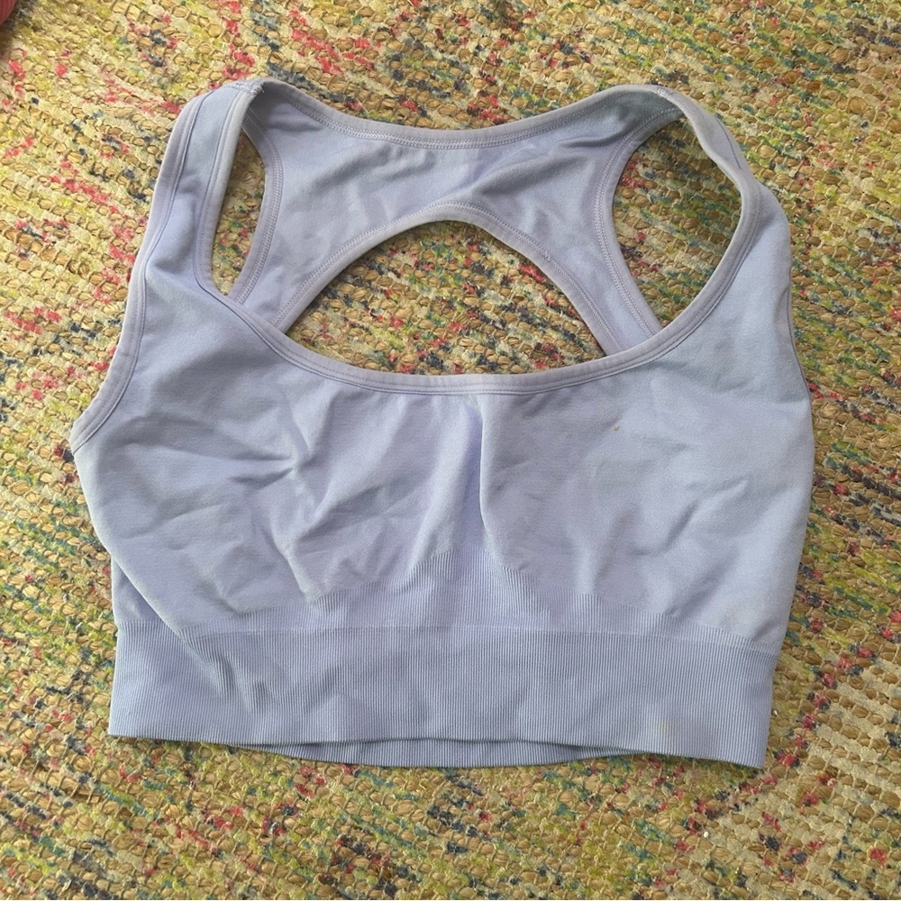NVGTN lavender Backless Sports Bra
